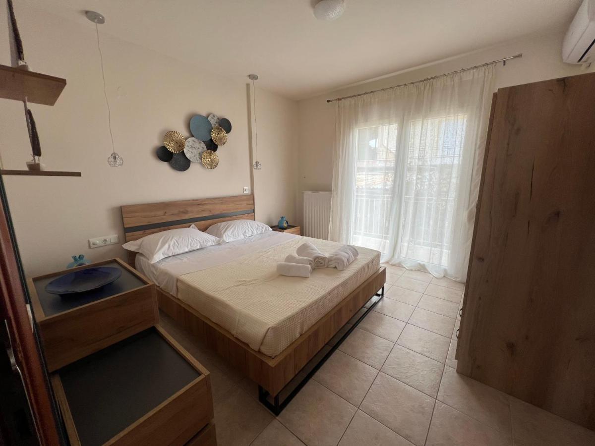 To Spiti Leilighet Keramotí Eksteriør bilde
